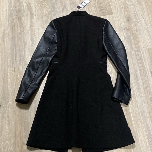 NWT BCBG Max Azria Black Arelia Faux Leather Jacket - Picture 8 of 8